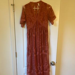 PinkBlush Rust dress